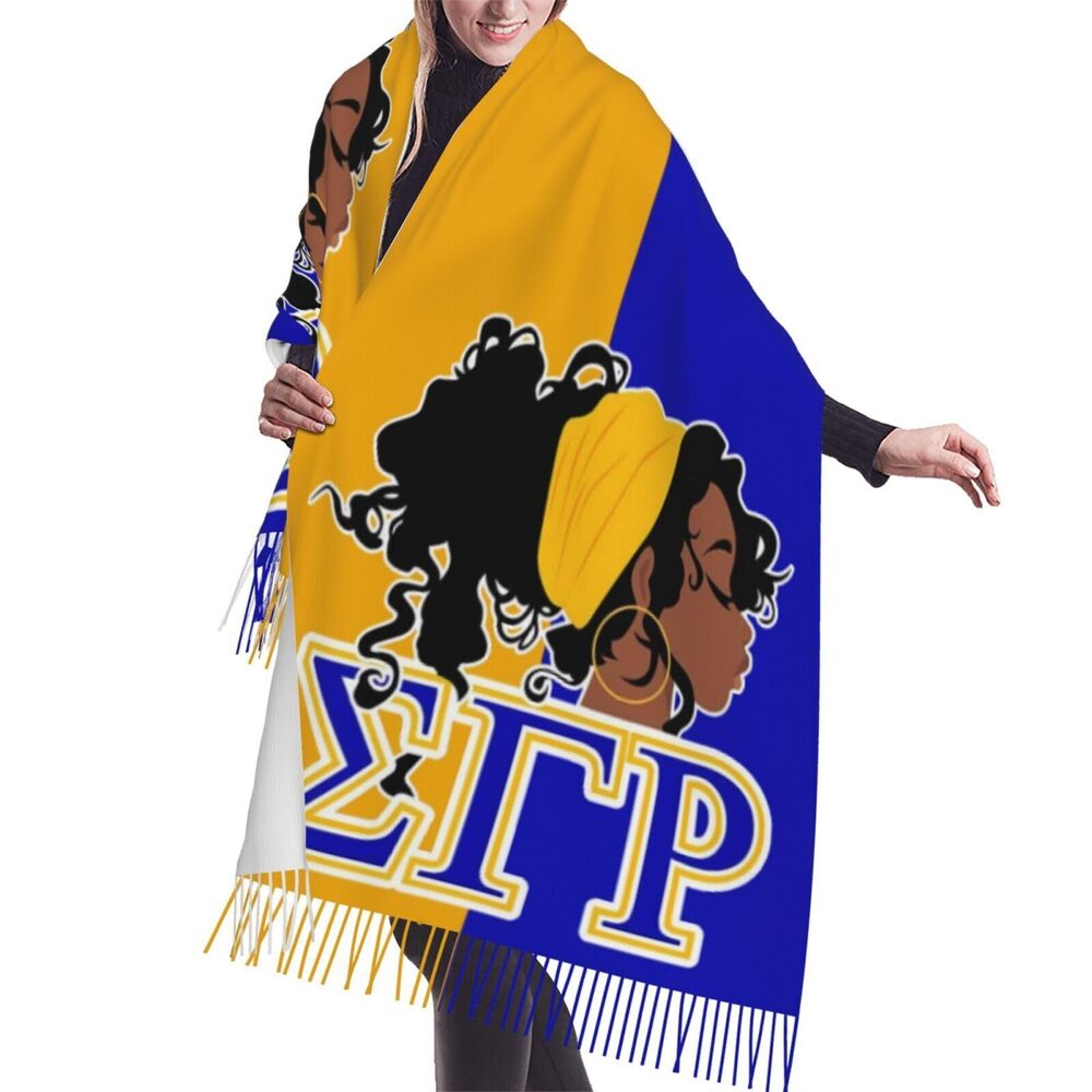9513 Sigma Gamma Scarf Rho Sorority Paraphernalia Gifts For Women Wrap